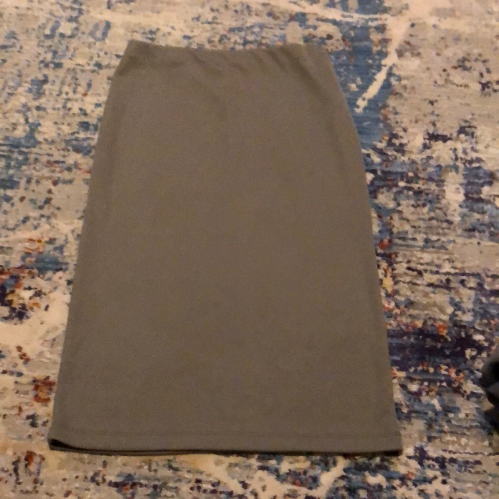 Forever 21 olive pencil skirt